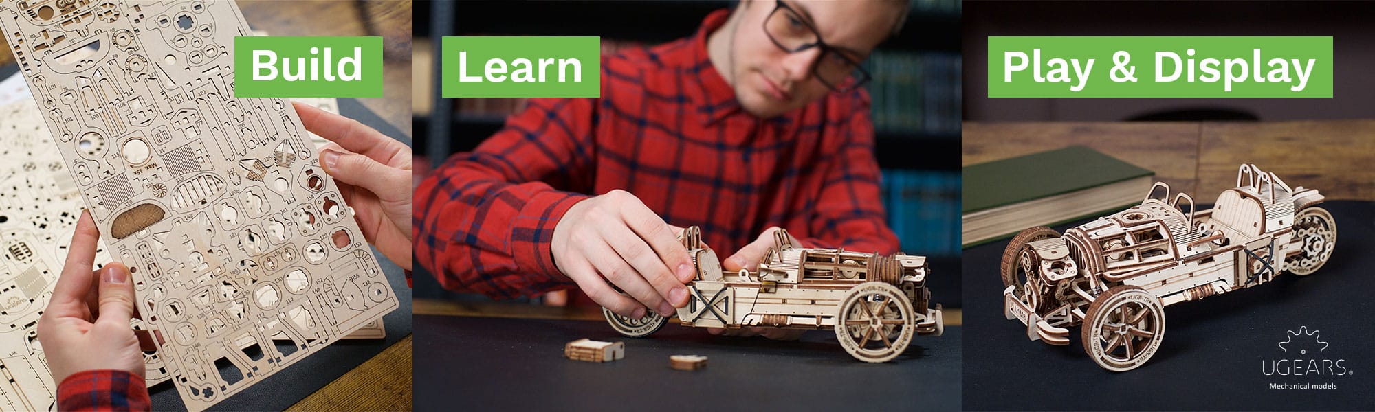 Ugears: Build, Learn, Play and Display